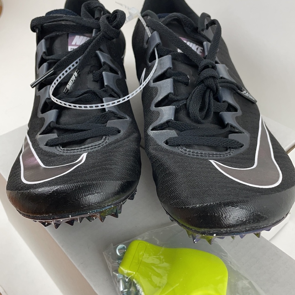 NWT NIKE Black Superfly Elite Trackshoes Spikes - Picture 4 of 9